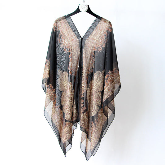 Multifunctional Magic Chiffon Sunscreen Shawl - Amazhona 