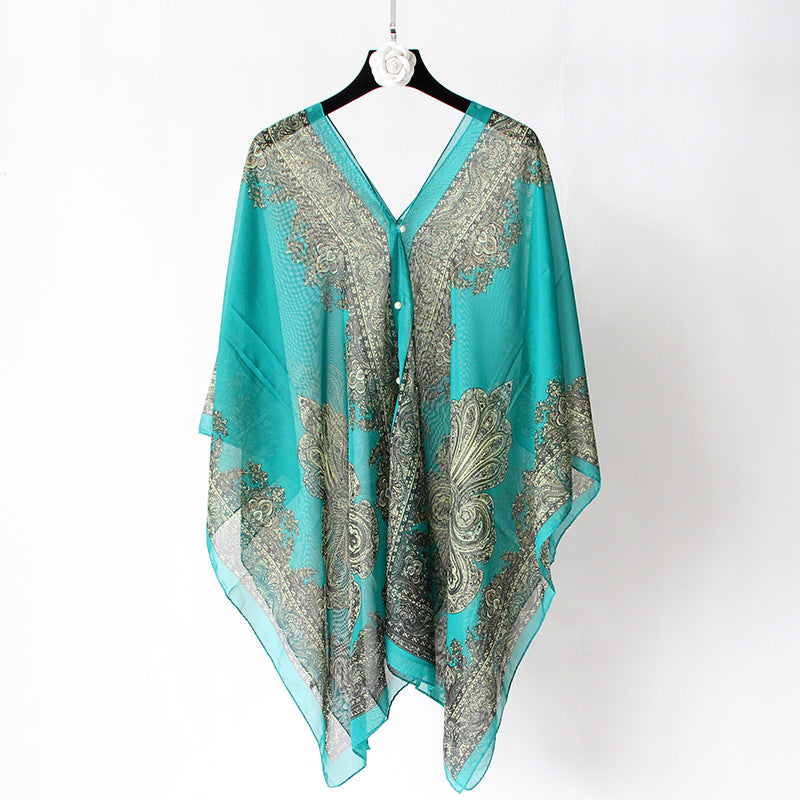 Multifunctional Magic Chiffon Sunscreen Shawl - Amazhona 