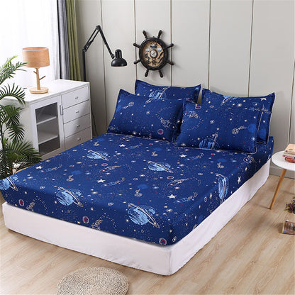 One Piece Bed Sheet Cover Aloe Cotton Simmons Non-slip And Dustproof Mattress Protector - Amazhona 