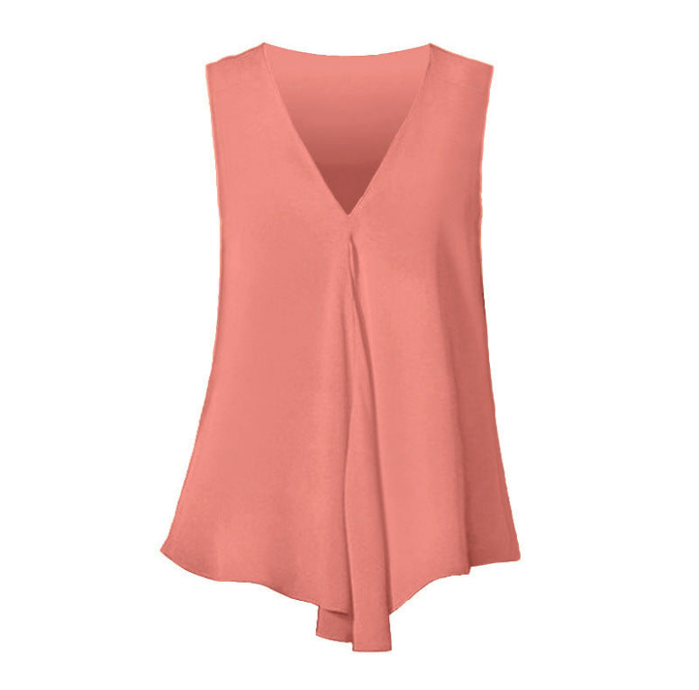 Women's loose sleeveless vest - Amazhona 