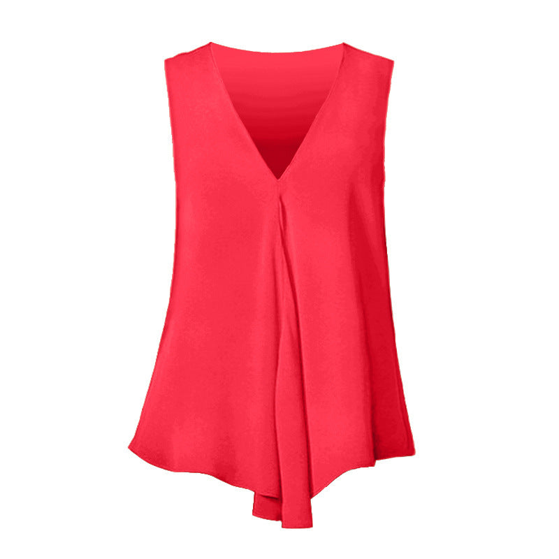 Women's loose sleeveless vest - Amazhona 