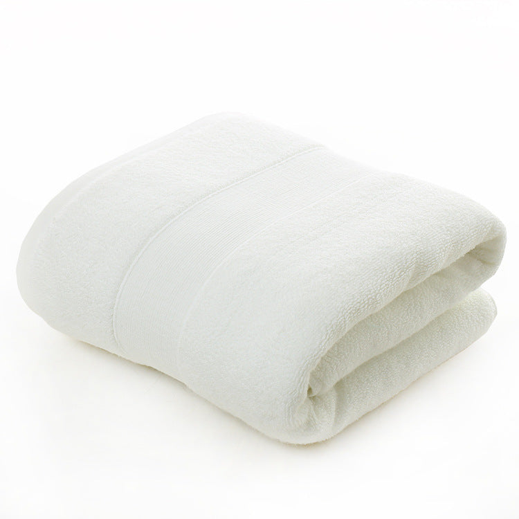 Cotton thickened plain colored bath towel - Amazhona 