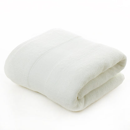 Cotton thickened plain colored bath towel - Amazhona 