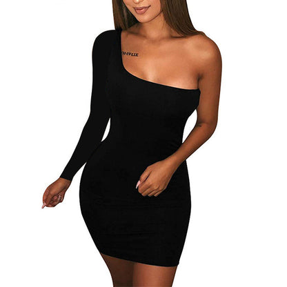 Explosion models hip dress nightclub skirt autumn and winter - Amazhona 