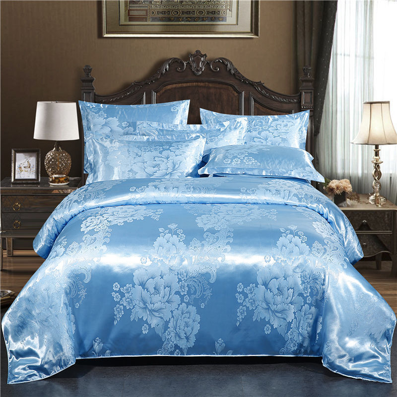 European Jacquard Quilt Cover Single And Double Silk - Amazhona 