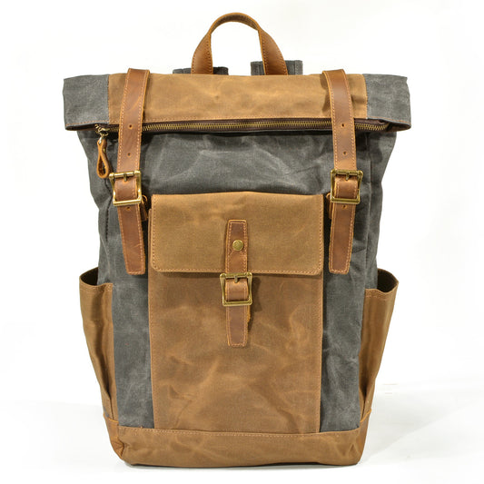 Large capacity waterproof canvas bag - Amazhona 