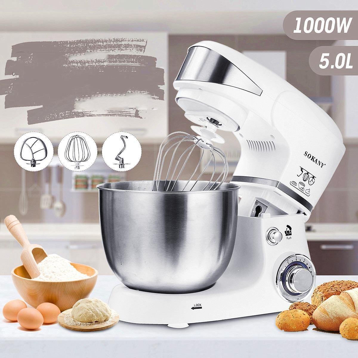 Multifunctional Automatic Dough Kneading Machine - Amazhona 