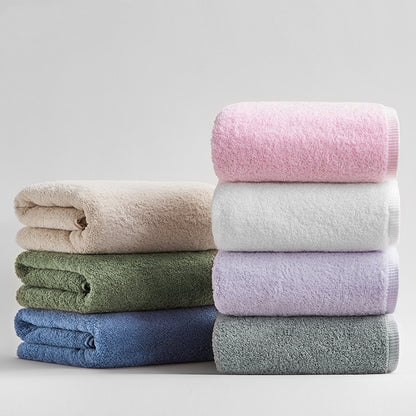 Pure cotton plus towel thickened bath towel - Amazhona 