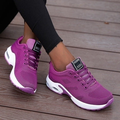 2021 Women Running Shoes Breathable Mesh Outdoor Light Weight Sports Shoes Casual Walking Sneakers Tenis Feminino Zapatos Mujer - Amazhona 