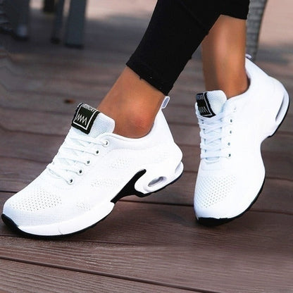 2021 Women Running Shoes Breathable Mesh Outdoor Light Weight Sports Shoes Casual Walking Sneakers Tenis Feminino Zapatos Mujer - Amazhona 