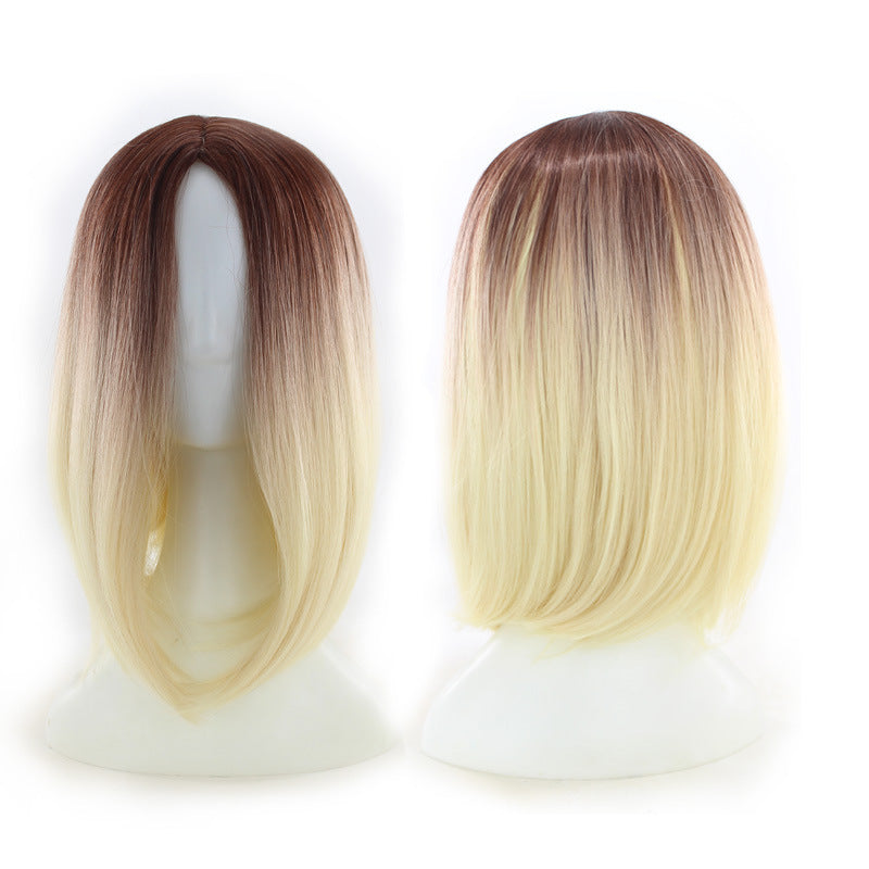 2021 foreign trade new wig European and American women''s short straight hair gradient Bobo Bobo Bobo Bobo - Amazhona 