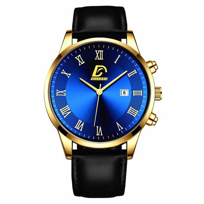 2022 Fashion Mens Gold Stainless Steel Watches Luxury Minimalist Quartz Wrist Watch Men Business Casual Watch relogio masculino - Amazhona 