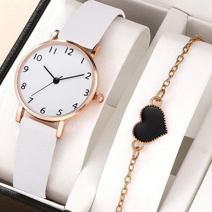 2022 New Watch Women Fashion Casual Leather Belt Watches Simple Ladies Round Dial Quartz Wristwatches Dress Clock Reloj Mujer - Amazhona 