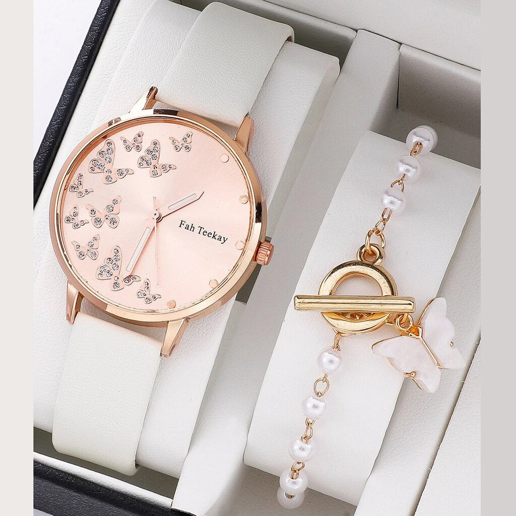 2022 New Watch Women Fashion Casual Leather Belt Watches Simple Ladies Round Dial Quartz Wristwatches Dress Clock Reloj Mujer - Amazhona 