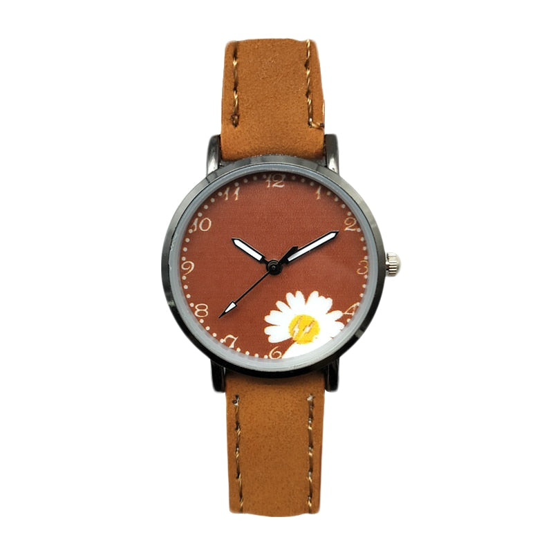 2022 New Watch Women Fashion Casual Leather Belt Watches Simple Ladies' Small Dial Quartz Clock Dress Wristwatches Reloj Mujer - Amazhona 