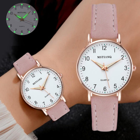 2022 New Watch Women Fashion Casual Leather Belt Watches Simple Ladies' Small Dial Quartz Clock Dress Wristwatches Reloj Mujer - Amazhona 