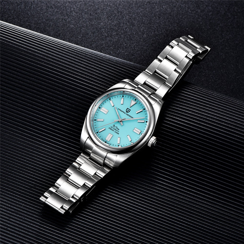 2022 PAGANI Design New 39mm Men's Mechanical Watches NH35 Automatic Watch Sapphire Stainless Steel 20Bar Waterproof Reloj Hombre - Amazhona 