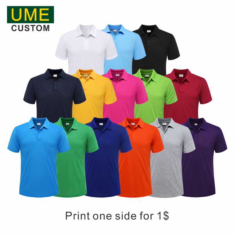 2022 Summer Cheap Casual Short-sleeved Polo Suit Personal Company Group LOGO Custom POLO Shirt Cotton Men and Women Custom - Amazhona 