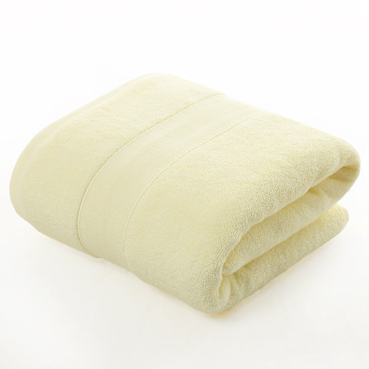 Cotton thickened plain colored bath towel - Amazhona 