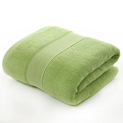 Cotton thickened plain colored bath towel - Amazhona 