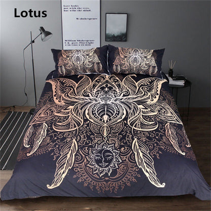 Printed Duvet Cover - Amazhona 