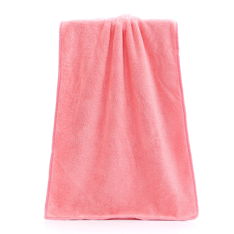 Coral fleece microfiber towel - Amazhona 