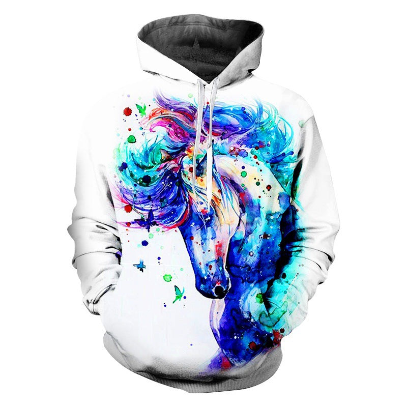 3D Digital Printing Long-Sleeved Sports Sweatshirt - Amazhona 