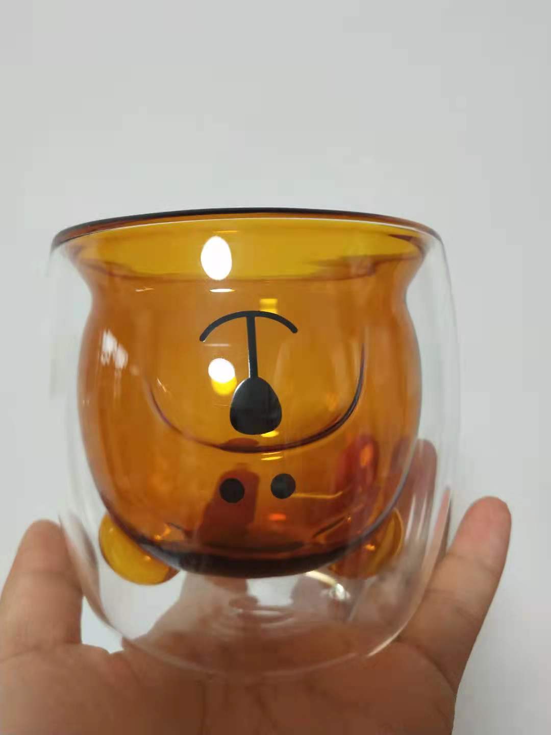 3D Double Layer Lovely Panda Cup Skull Wine Cup - Amazhona 