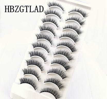 41 Styles 10 pairs natural long 3D mink false eyelashes fake lashes makeup kit Mink Lashes extension eye lashes short eyelashes - Amazhona 