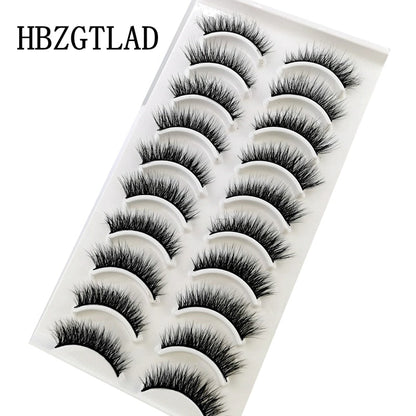 41 Styles 10 pairs natural long 3D mink false eyelashes fake lashes makeup kit Mink Lashes extension eye lashes short eyelashes - Amazhona 