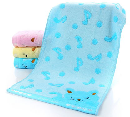 Bamboo Fiber Kitten Face Bath Towels - Amazhona 