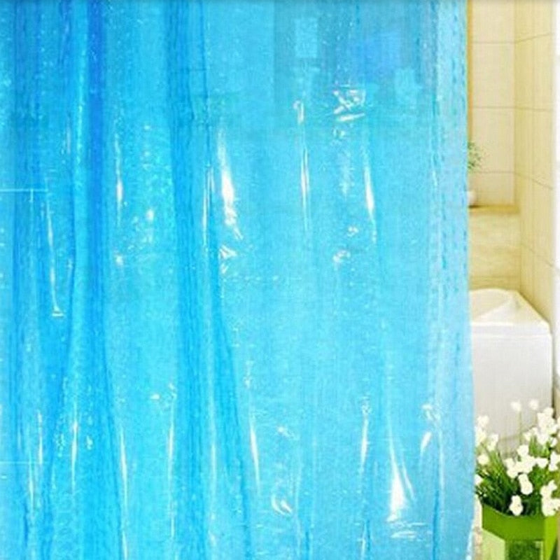 42Shower Curtain EVA Translucent 3D Thickened 1.8/2M Shower Curtains Bathroom Curtain Moldproof Waterproof Bathroom Curtain - Amazhona 