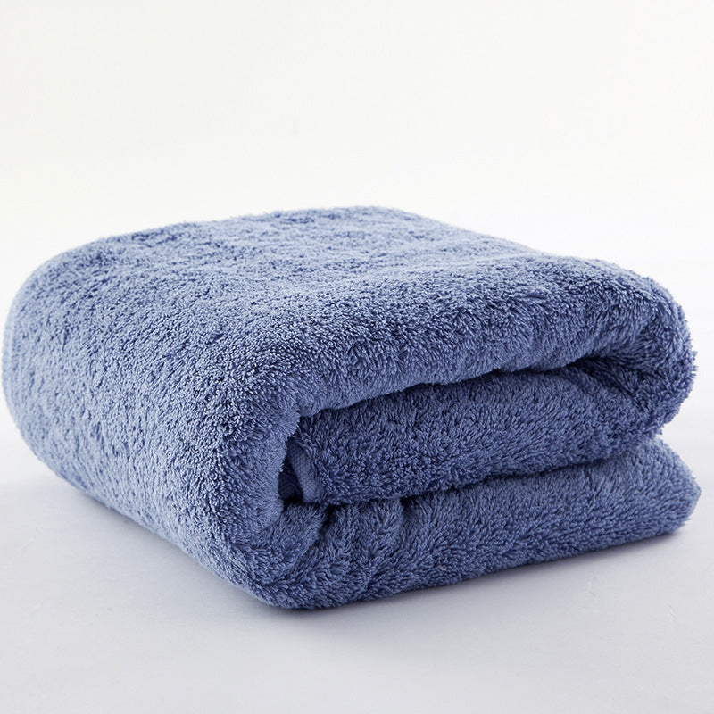 Pure cotton plus towel thickened bath towel - Amazhona 