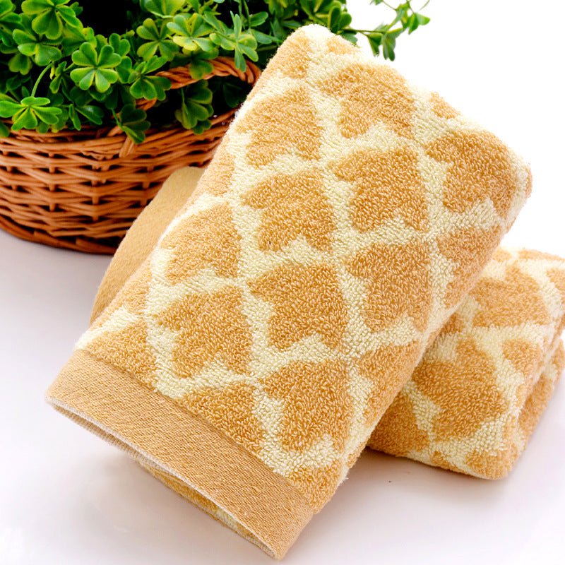 Daily Necessities Pure Cotton Thickened Absorbent Adult Face Wash Towel - Amazhona 