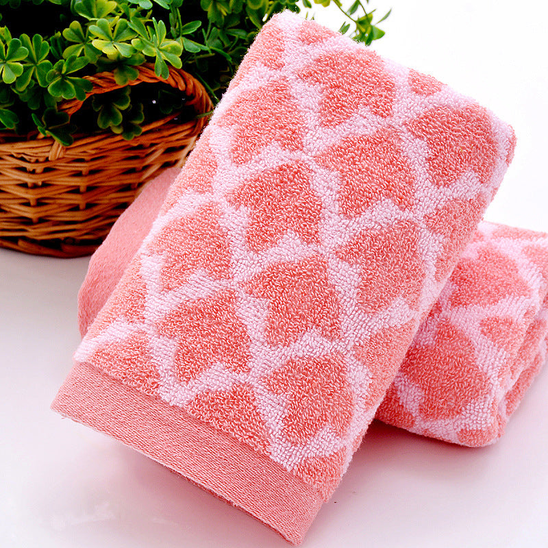 Daily Necessities Pure Cotton Thickened Absorbent Adult Face Wash Towel - Amazhona 