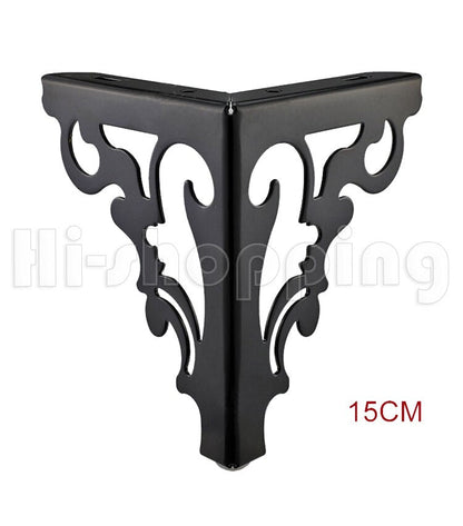 4Pcs/Set Metal Furniture Legs Height 15/12cm Polished Modern Hollow Feet For Sofa Chair Table Cabinet Bed DIY Accessories - Amazhona 