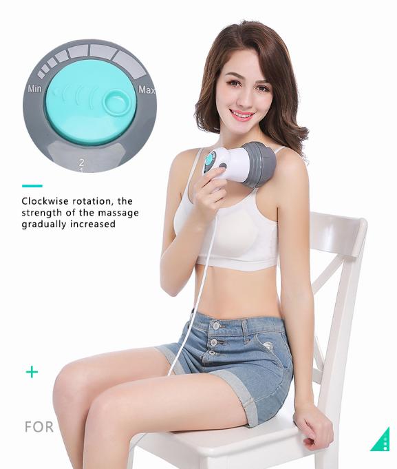 Electric Noiseless Vibration Full Body Massager Slimming Kneading Massage Roller For Waist Losing Weight - Amazhona 