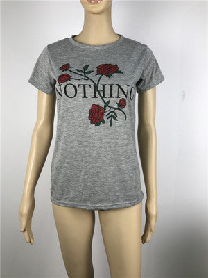 Rose t-shirt - Amazhona 