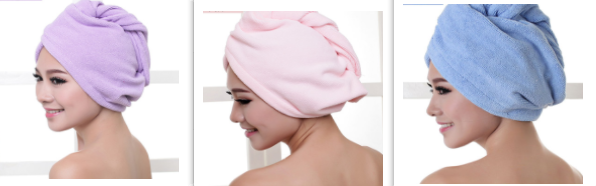 Women's Hair Dryer Cap, Absorbent Dry Hair Towel - Amazhona 