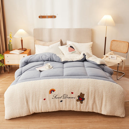 Lamb Velvet Quilt Winter Thickened Warm Core - Amazhona 