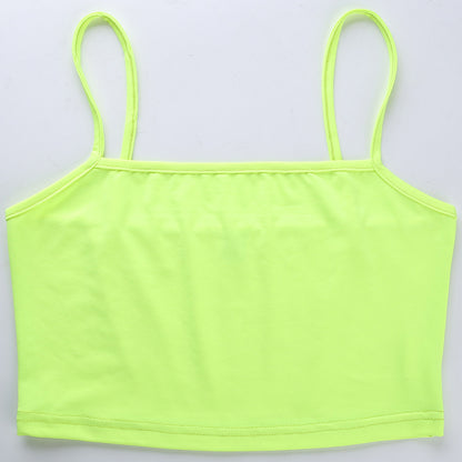 Fluorescent short cropped camisole - Amazhona 