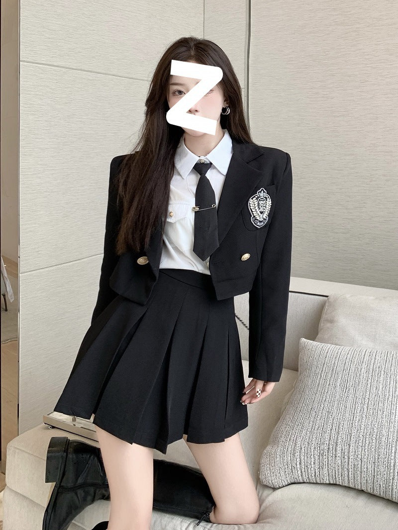 Autumn And Winter Short Jk Uniform Suit - Amazhona 