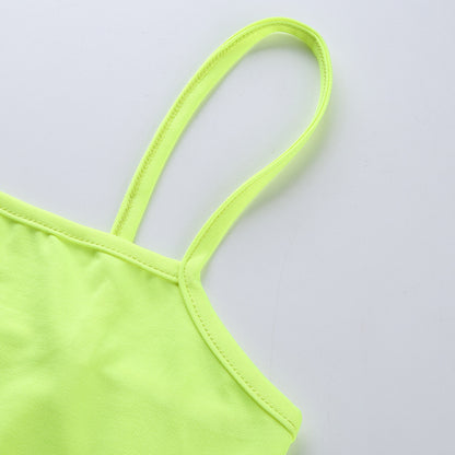 Fluorescent short cropped camisole - Amazhona 