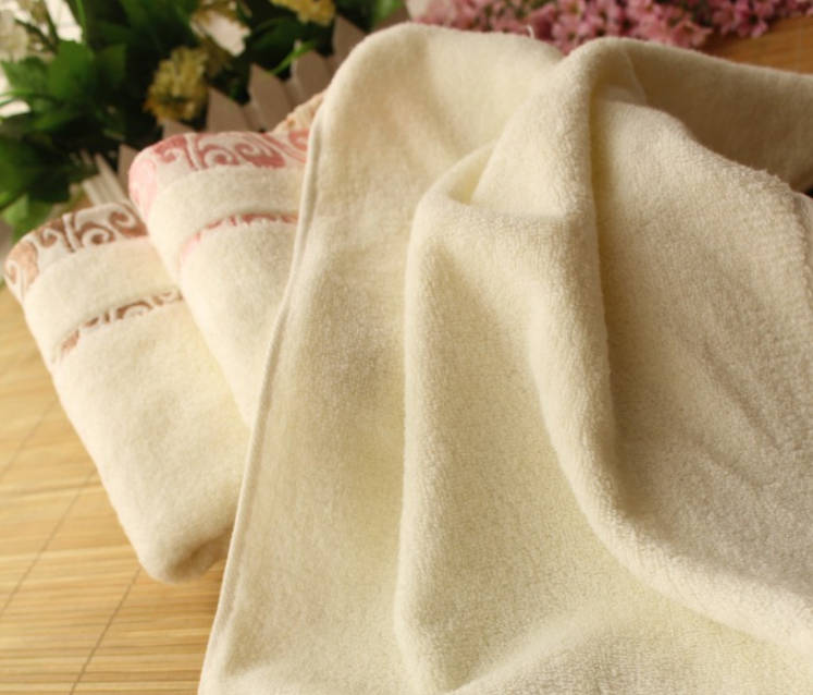 High quality pure cotton crepe-free jacquard Xiangyun thickening face towel - Amazhona 