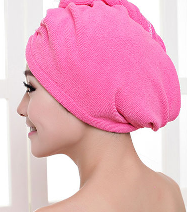 Women's Hair Dryer Cap, Absorbent Dry Hair Towel - Amazhona 