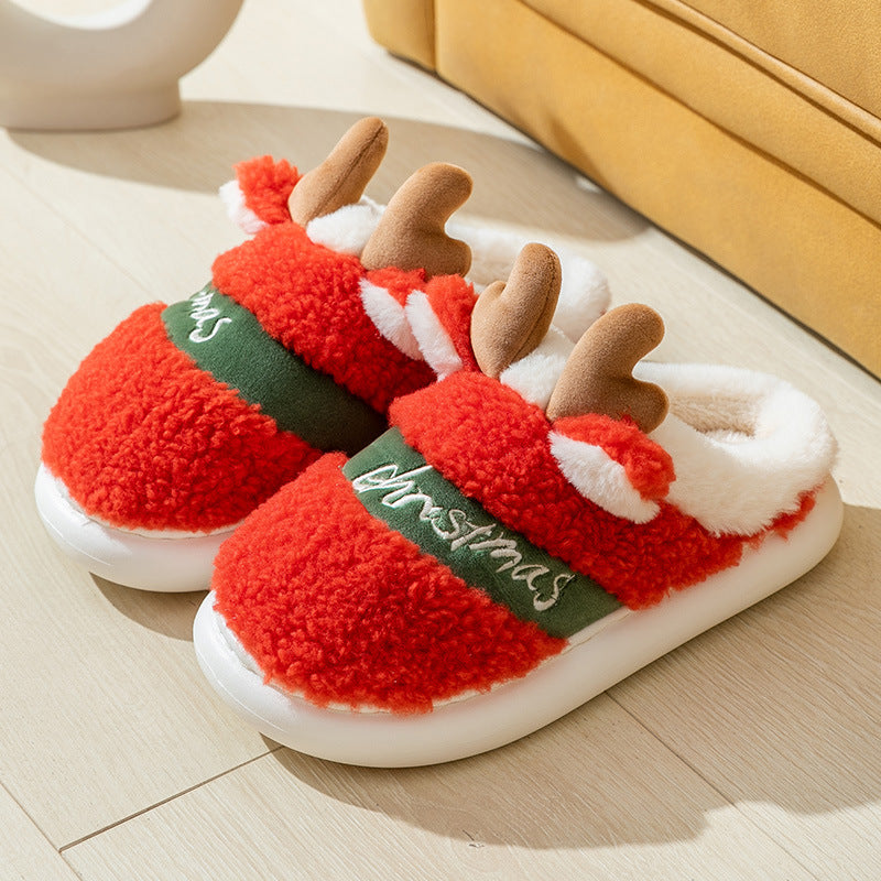 Non-slip Indoor Home Couple Cute Platform Slippers - Amazhona 