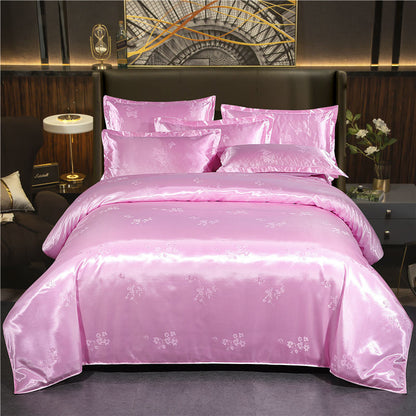 European Jacquard Quilt Cover Single And Double Silk - Amazhona 