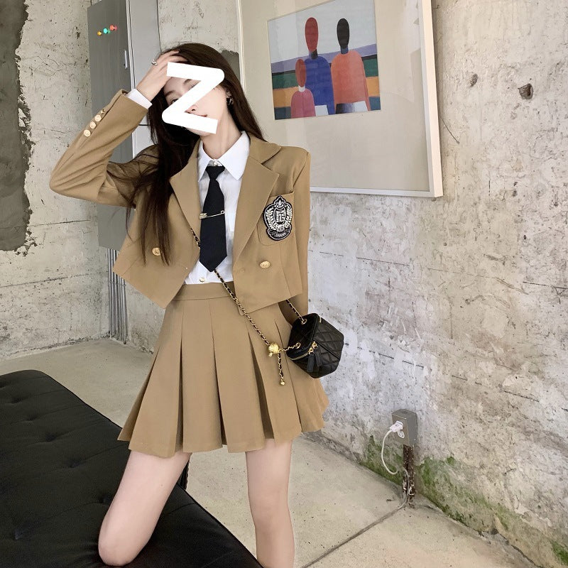 Autumn And Winter Short Jk Uniform Suit - Amazhona 