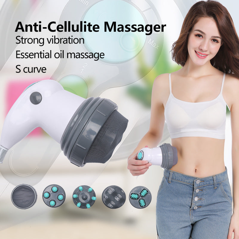 Electric Noiseless Vibration Full Body Massager Slimming Kneading Massage Roller For Waist Losing Weight - Amazhona 