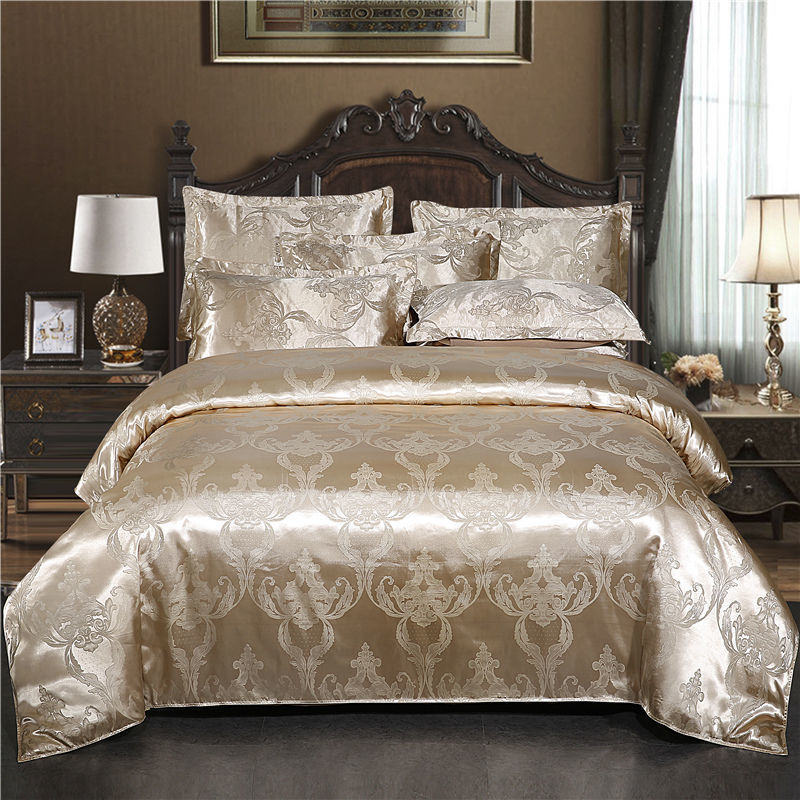 European Jacquard Quilt Cover Single And Double Silk - Amazhona 